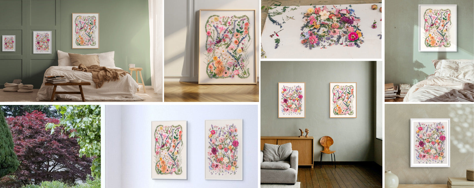 Fine Art print collection A walk in the Garden