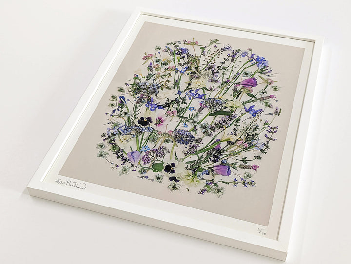 April Blues framed