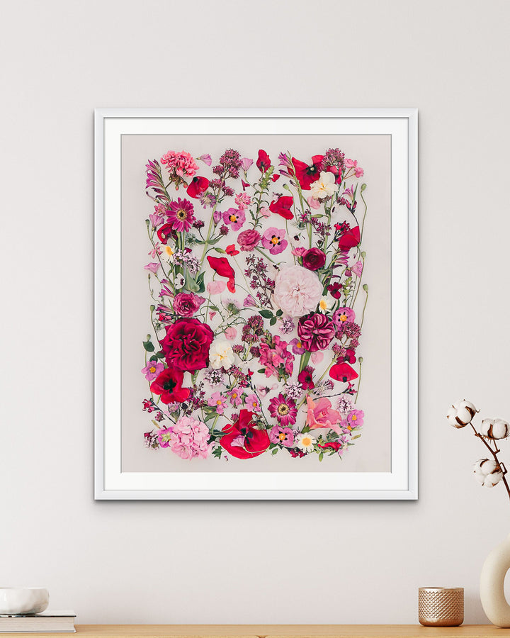 Passion in white wood frame with mat