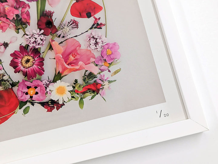 White wood frame Passion