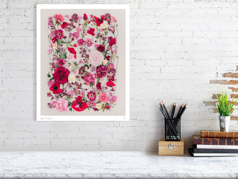 Small Passion floral art print