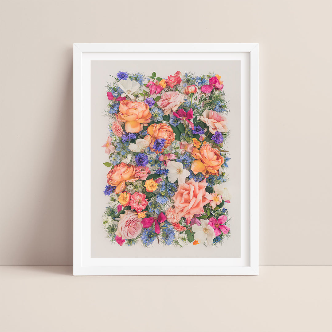 Romance of the Rose white frame